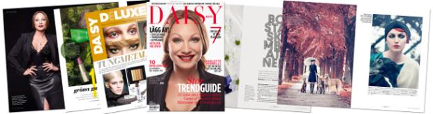 Daisy Beauty Magazine - tidningssidor