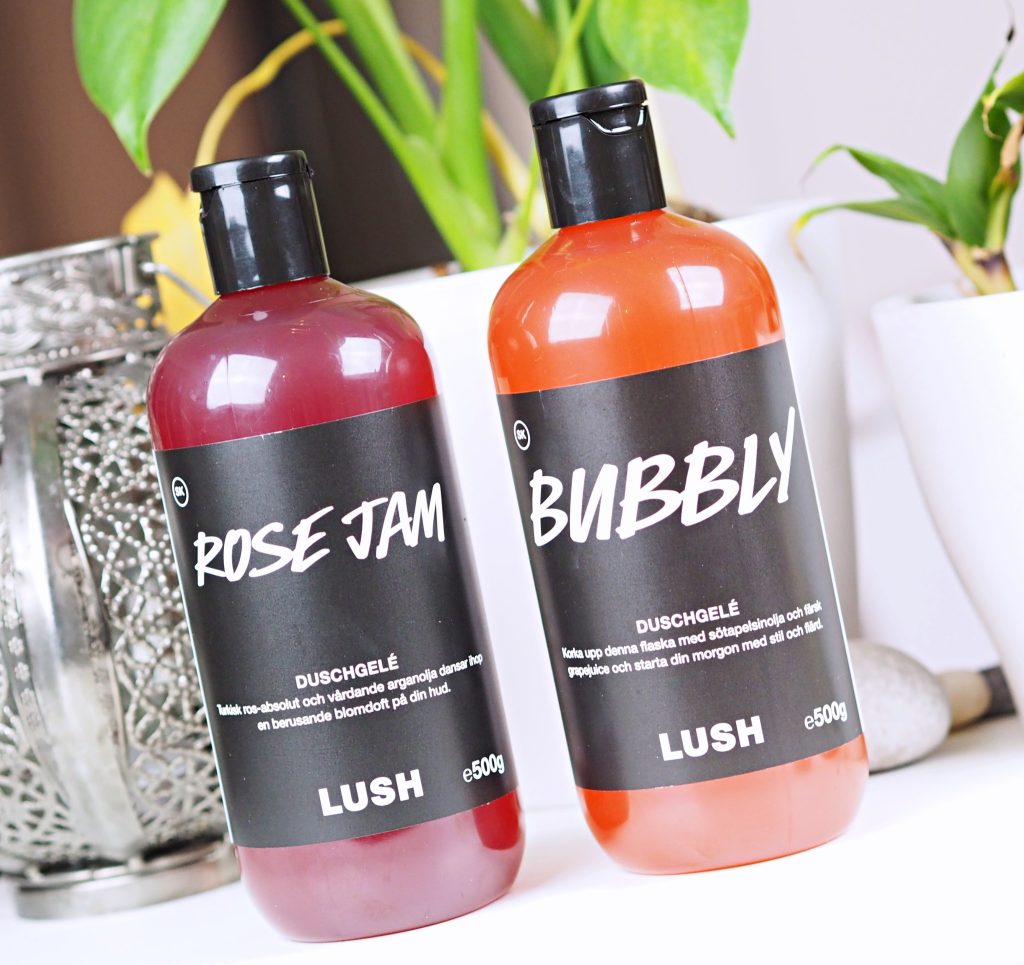 Lush Bubbly och Rose Jam