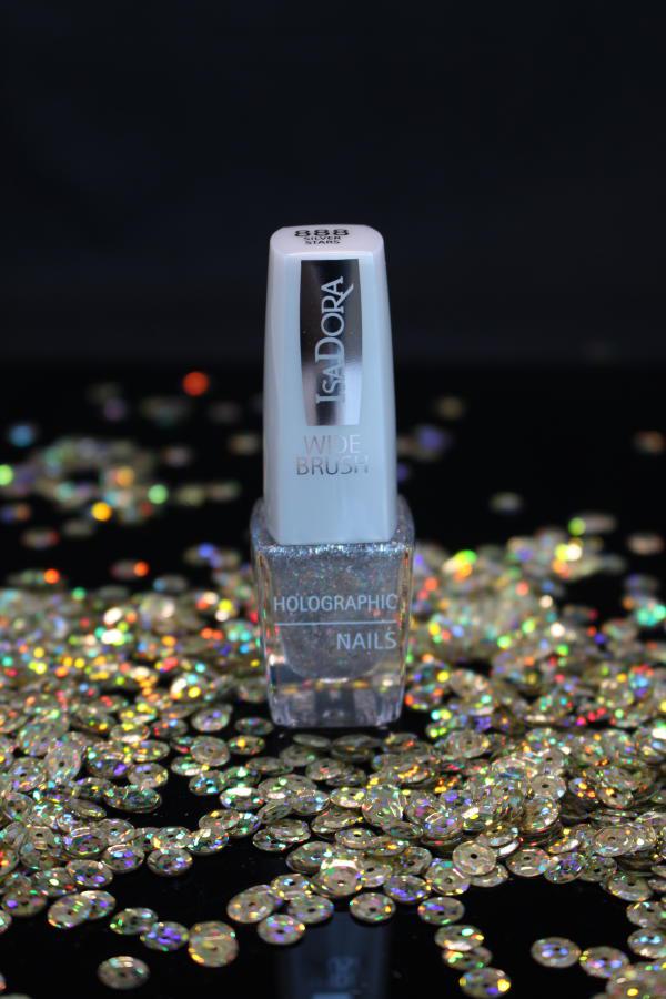 IsaDora Holographic Glitter Nails