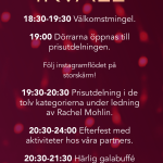 Daisy Beayty Awards – Kvällens program