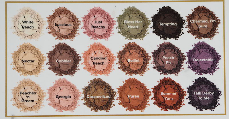 Sweet peach palette