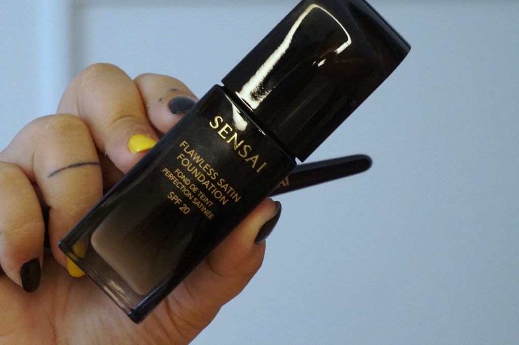 Sensai flawless satin foundation.