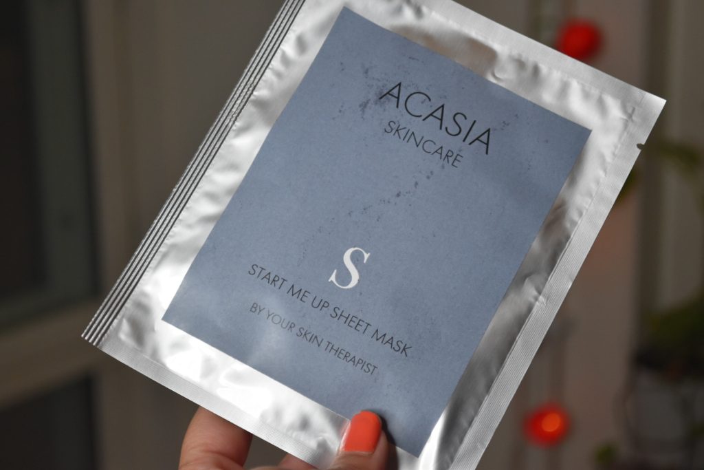 Acasia Skincare Start Me Up Sheetmask