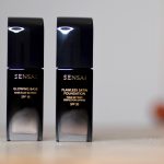 smink jag inte klarar mig utan i London Sensai Glowing Base Satin Foundation