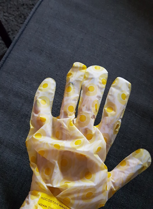 sheetmask för händerna