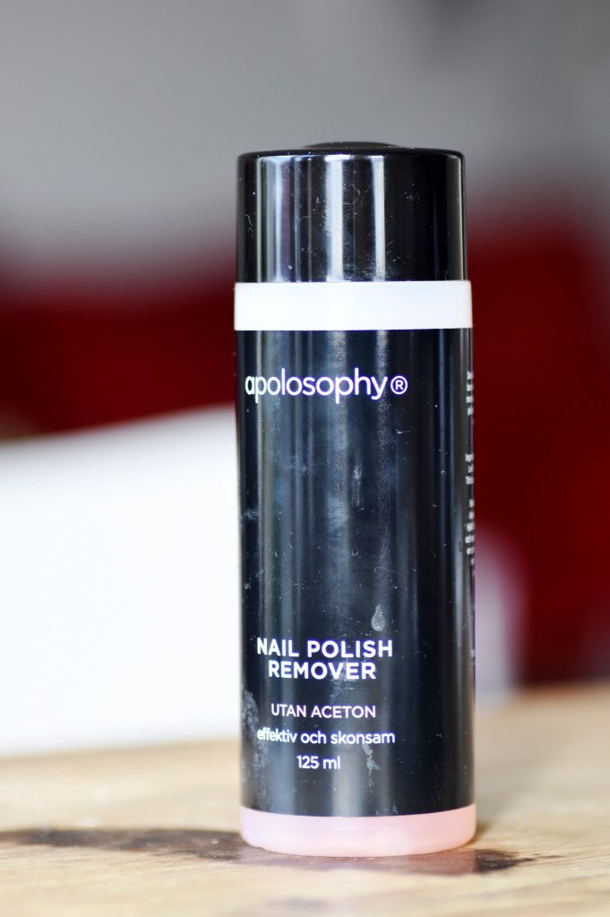 nagellacksborttagningsmedel, apolosophy nail polish remover