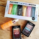 minipaletter från L'Oréal Paris mask kit Peter Thomas Roth och Lumene Valo Glow Boost Essence