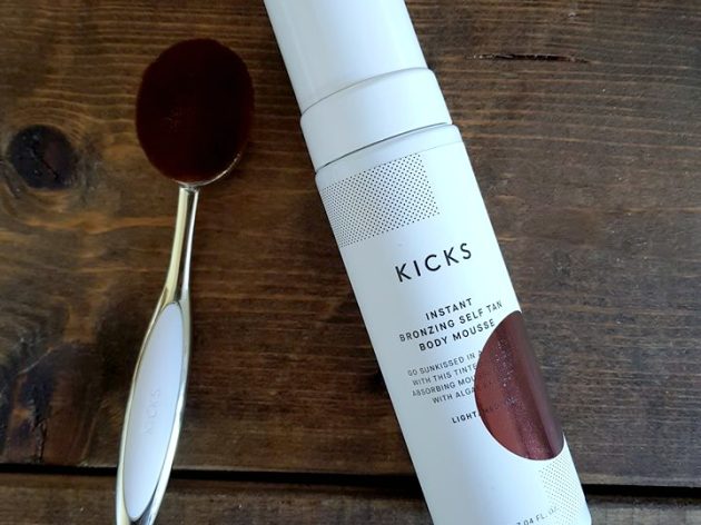 Kicks instant bronzing self tan body mousse