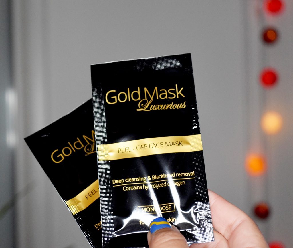 SENCEBEAUTY FACIAL SELFHEATING MASK DETOX GULD 5-PACK