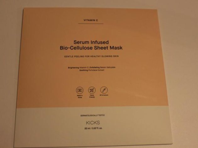 Kicks beauty vitamin c sheet mask