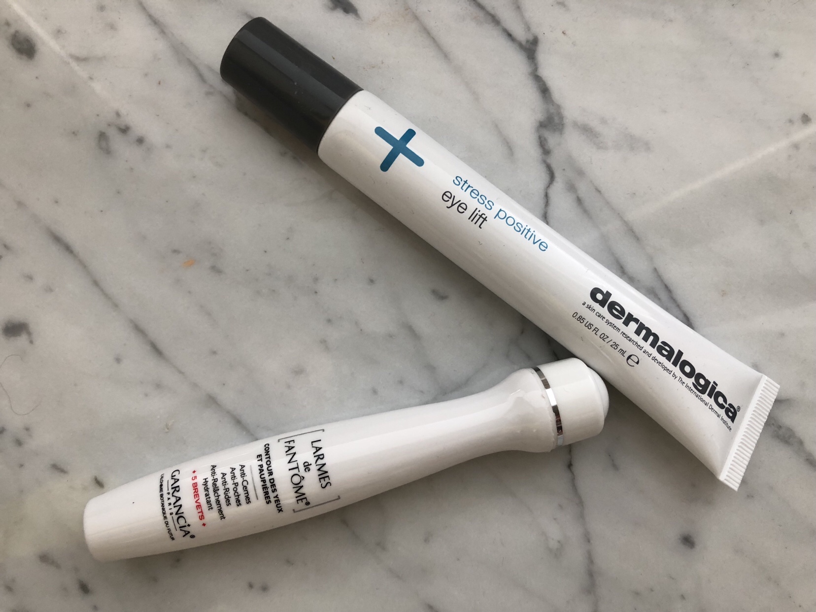 Dermalogica Stress Positive Eye Lift and Garancia Larmes de Fantôme Contour des yeux et paupière. 