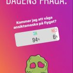 ansiktsmaska på flyget