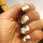 Brushstroke Manicure, nya naglar hos Frida Selkirk