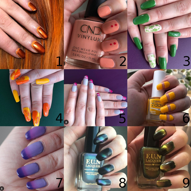 9 nagelfavoriter