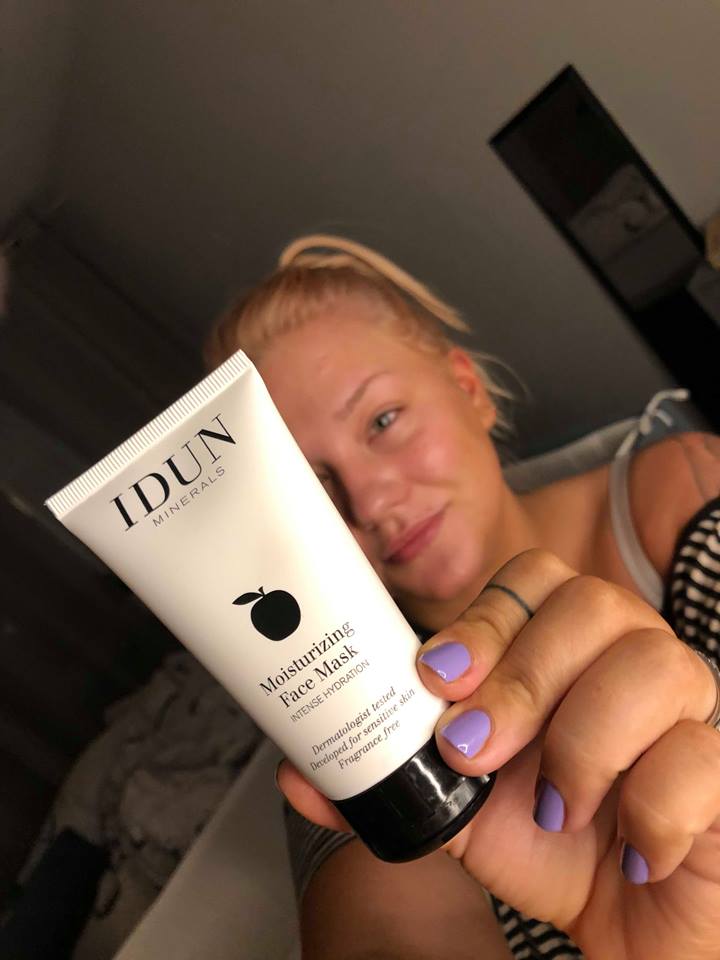 Återfuktande ansiktsmask från Idun