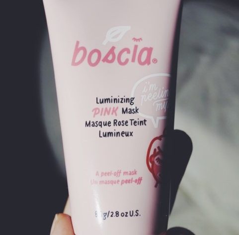 boscia luminizing pink mask