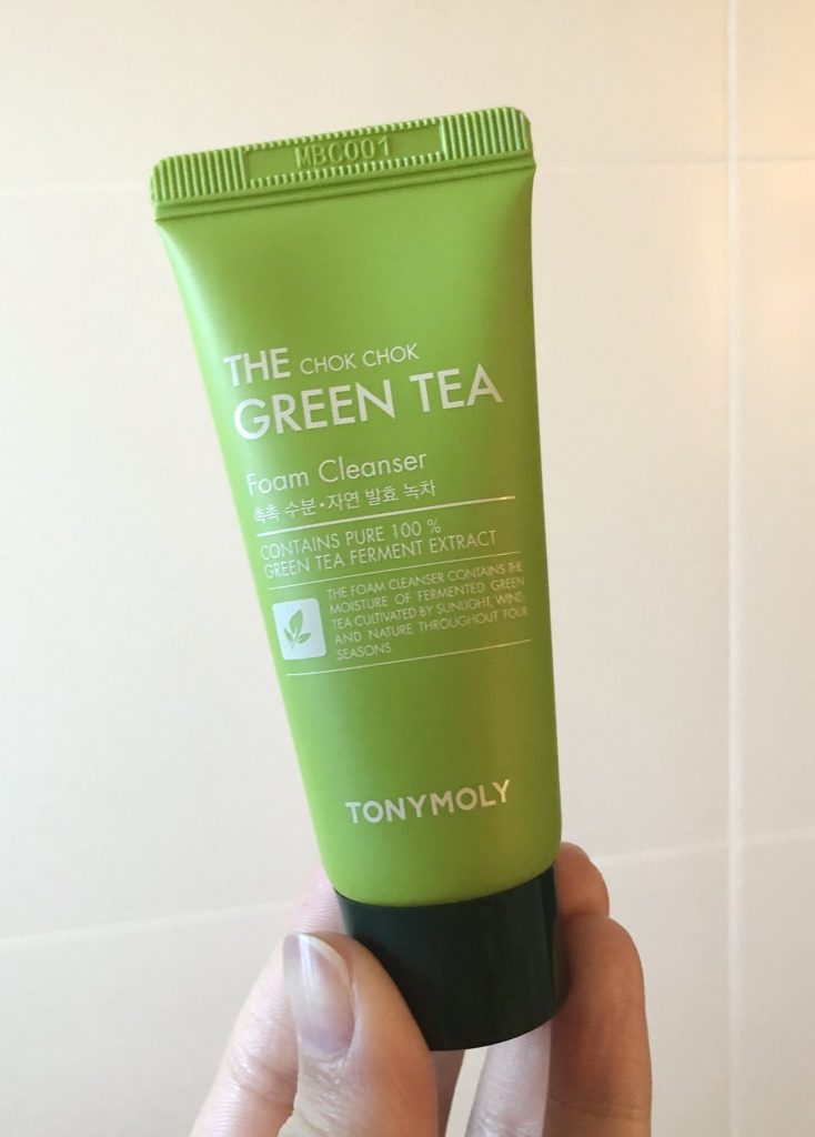 green tea foam cleanser
