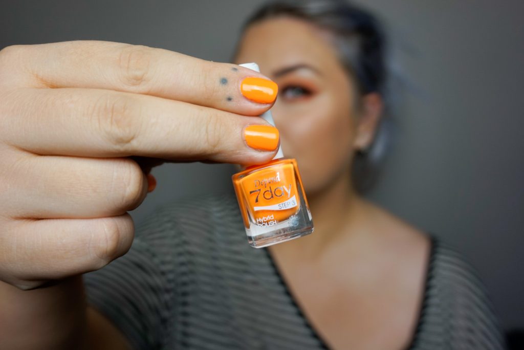 orange nagellack