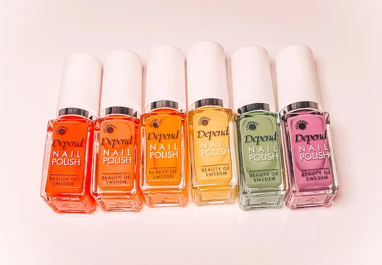 Depend Marbled Bjuder Pa En Regnbage I Pastell Daisy Beauty