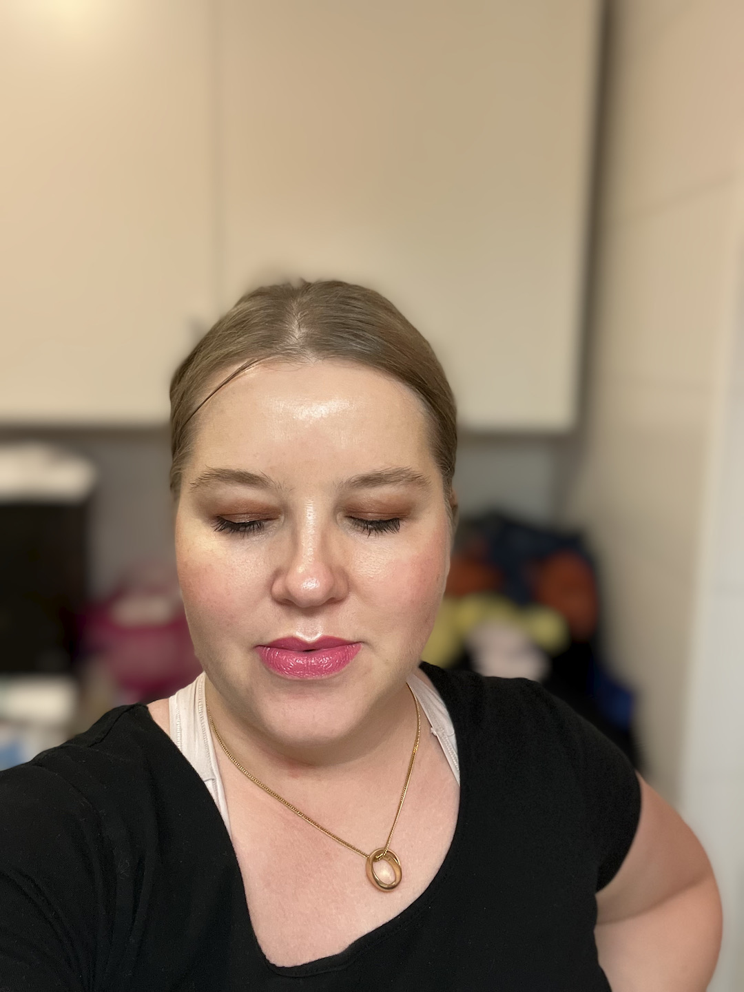 Makeup with products from the Beautylish Lucky Bag 2022.