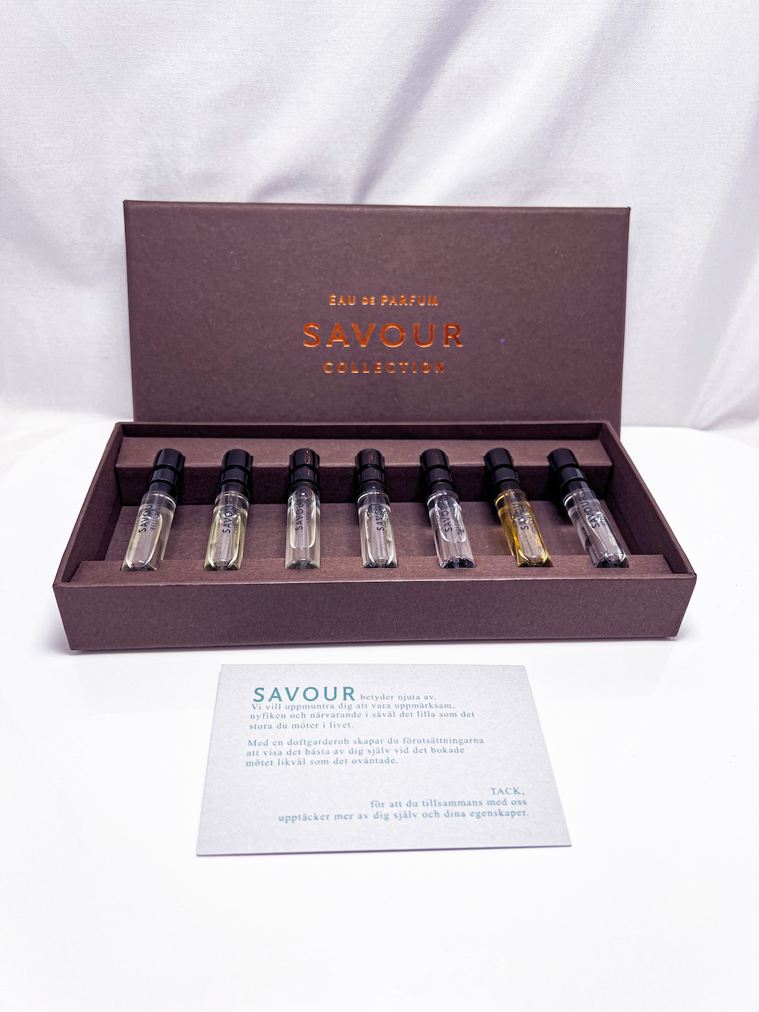 Savour Parfum Discovery kit