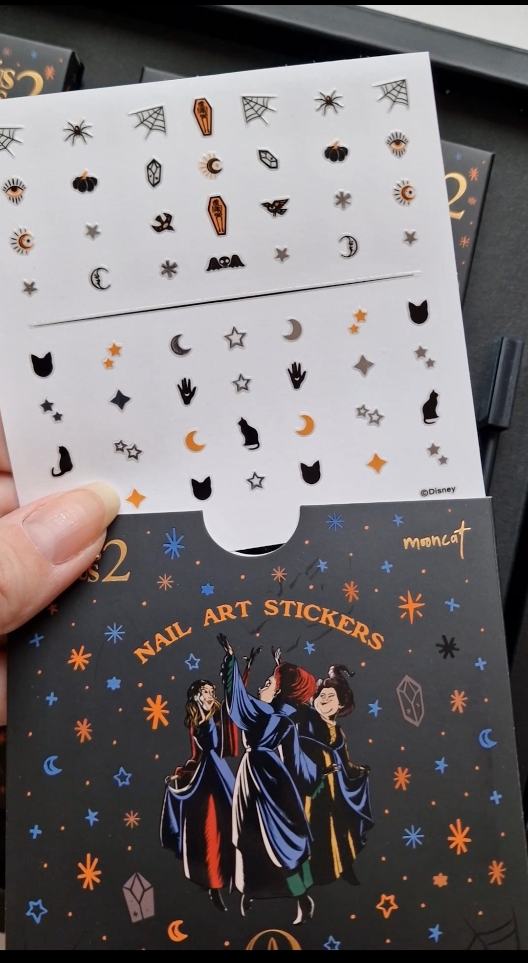 Mooncat nail stickers
