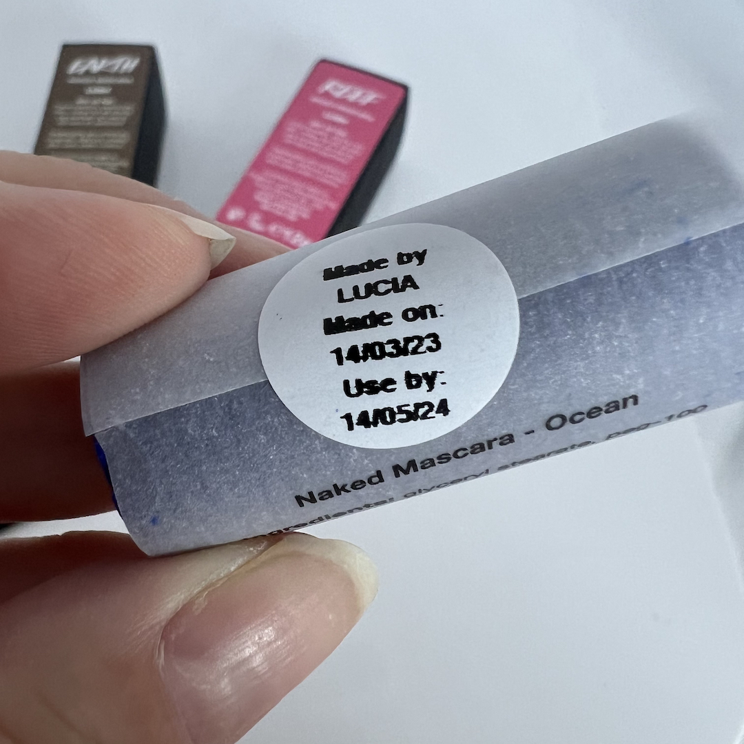 förpackningsfri mascara från LUSH