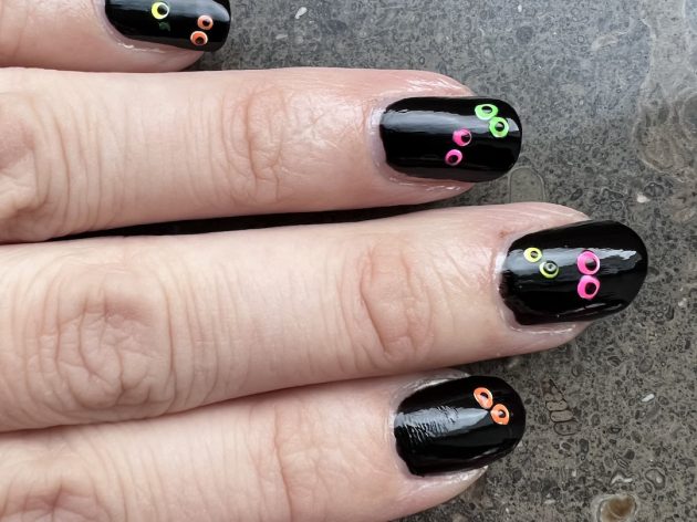 nageldesigner till Halloween